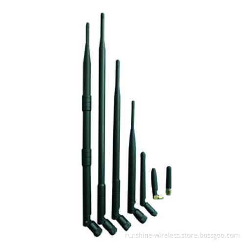 2.4GHz 7dBi Wi-Fi Rubber Whip Antenna, Ideal for ISM WLAN Wireless AP/Adapter/Terminal Antenna